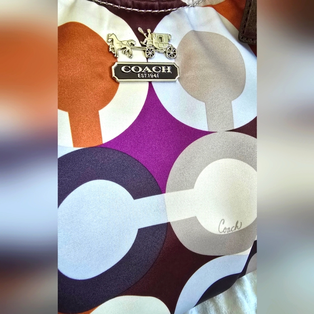 Coach Maggie Madison OP Art Multicolor style # 18764 - Picture 2 of 10